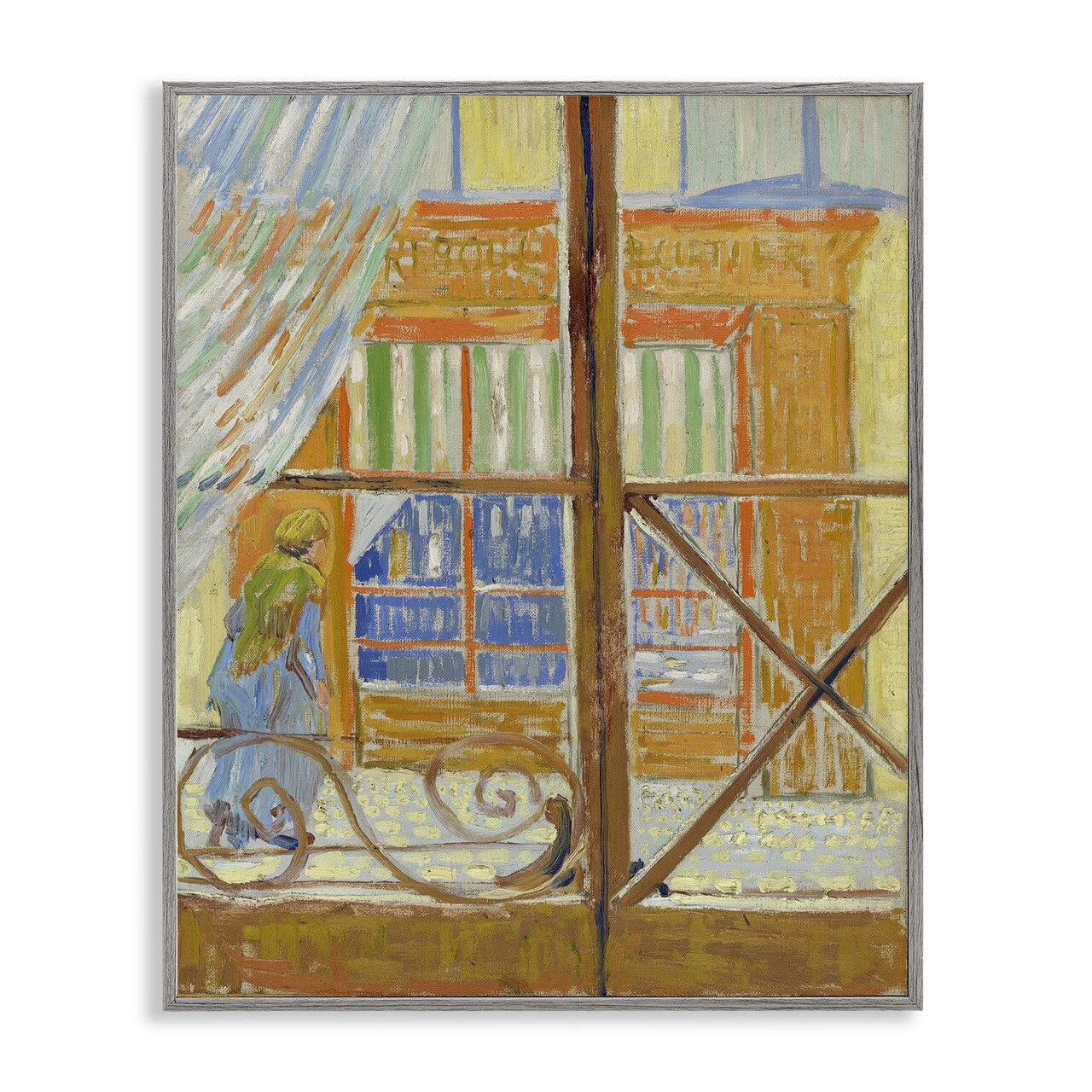 Stupell Industries Van Gogh View of Butcher's Shop Framed Giclee Wall Art Design by one1000paintings